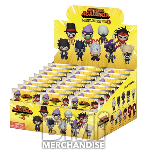 MY HERO ACADEMIA VILLIANS 3D FOAM BAG CLIP SERIES 6